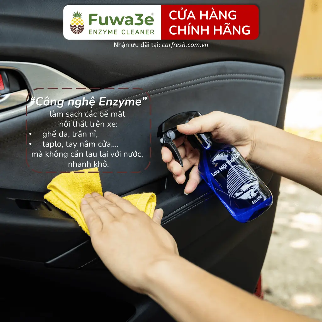 Tẩy rửa nội thất ô tô an toàn